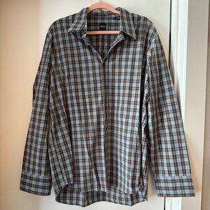 Hugo Boss Men's Plaid Button Up